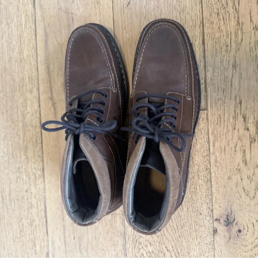 Dockers Landers Chukka Men's‎ Brown Leather Boots Sz 10M
